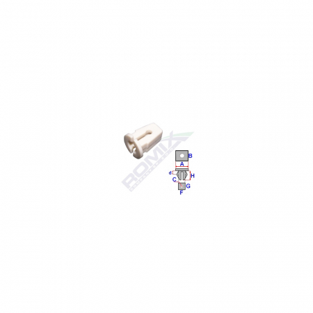 Clips Fixare Pentru Grup Vag - Alb Set 10 Buc [1]