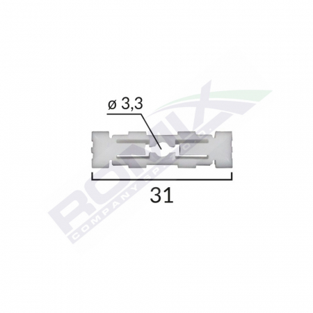 CONSUMABILE SERVICE - Clips Fixare Plafonpentru Grup Vag - Alb Set 10 Buc