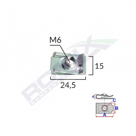 ACCESORII - Clips Metalic Fixare Pentru Audi/Bmw Si Universal Set 10 Buc