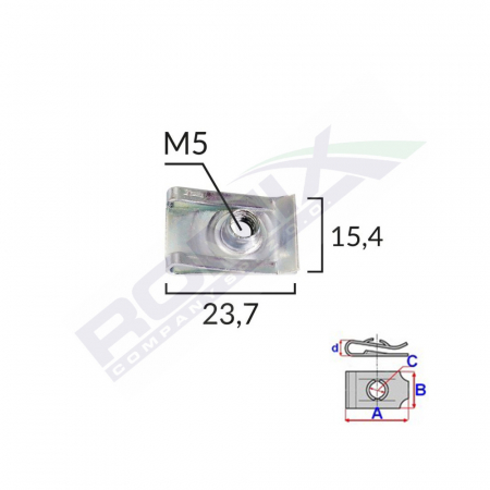 CONSUMABILE SERVICE - Clips Metalic Fixare Universal Set 10 Buc
