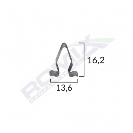 Clips Metalic Interior Grupul Vag 16.2X13.6Mm Set 10 Buc [1]