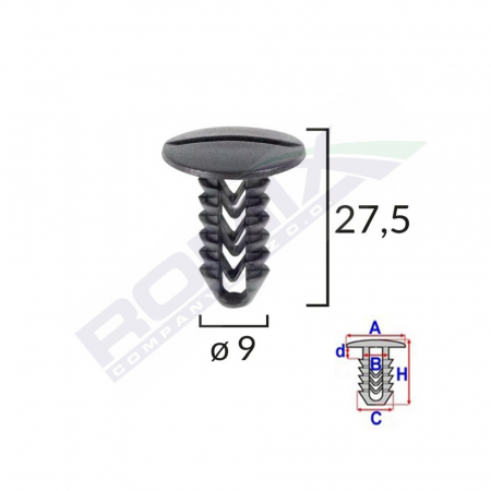 Clips Tapiterie Pentru Fiat Set 25 Buc [1]