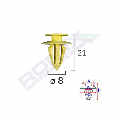 Clips Tapiterie Pentru Vw/Ford/Seat Set 10 Buc [1]