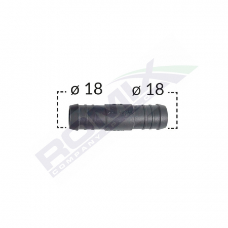 ACCESORII - Conector Liniar Furtun Conducte Diametru 18 Mm Set 5 Buc