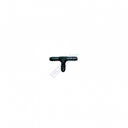 Conector Teu Furtun Conducte 4.9Mm - Negru Set 10 Buc [1]