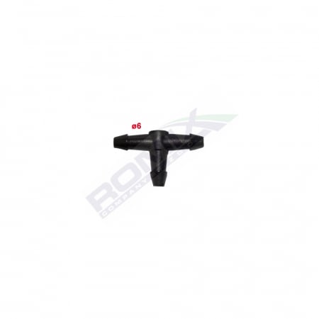 CONECTOR TEU FURTUN CONDUCTE UNIVERSAL 6MM - NEGRU SET 5 BUC [1]