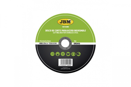 ECHIPAMENTE ATELIER - Disc De Taiere Debitare In Otel Inoxidabil 115 X 1.6Mm T41 Jbm