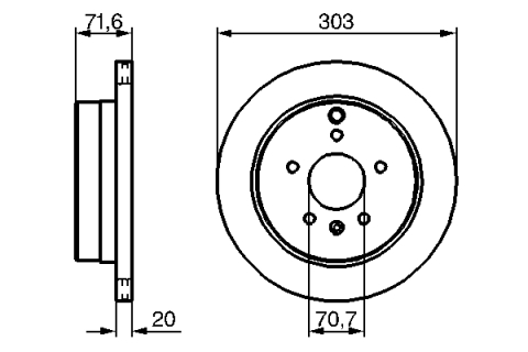 Discuri frana - Disc frana BOSCH 0986479268