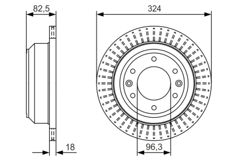 Piese auto - Disc frana BOSCH 0986479U29