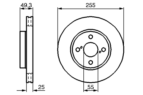 Discuri frana - Disc frana BOSCH 0986479085