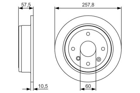 Disc frana BOSCH 0986479S08 [2]