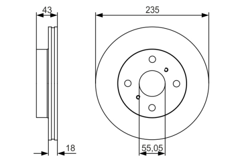 Disc frana BOSCH 0986479S46 [4]