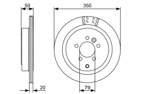 Disc frana BOSCH 0986479492 [4]
