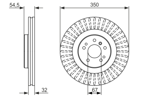 Disc frana BOSCH 0986479329 [4]