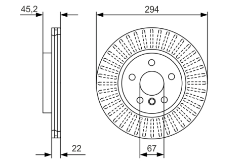 Disc frana BOSCH 0986479C91 [4]