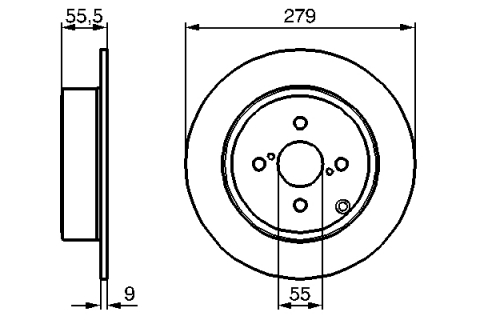 Disc frana BOSCH 0986479149 [2]