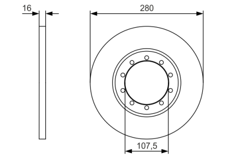 Disc frana BOSCH 0986479R92 [2]
