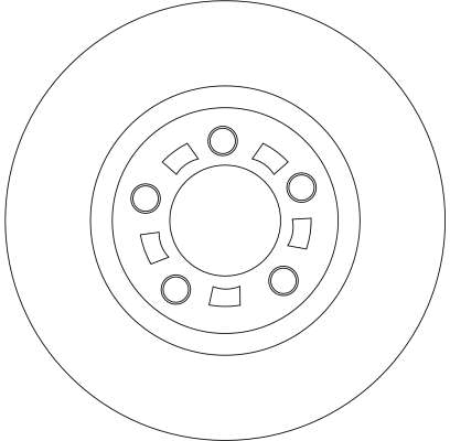 FRANARE - Disc frana fata TRW DF4385