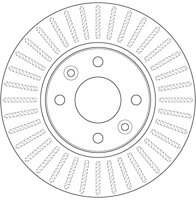 Disc frana fata 258x22 dokker TRW DF6186 [1]