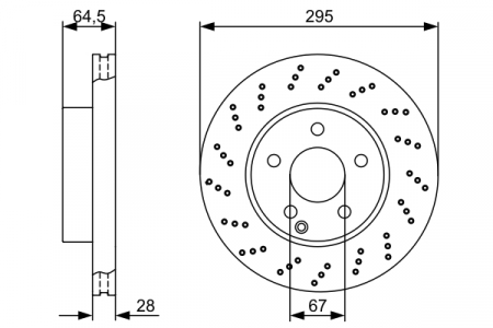 Disc frana fata BOSCH 0986479331 [4]