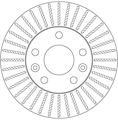Piese auto - Disc frana fata duster 269x23 fara abs TRW DF6200