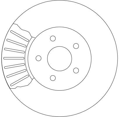 Discuri frana - Disc frana fata TRW DF4147