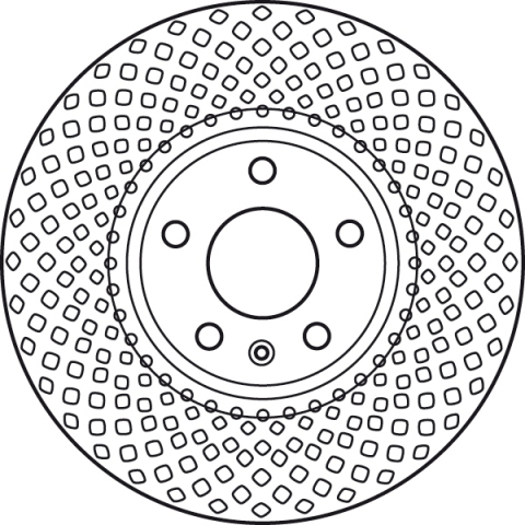 Disc frana fata TRW DF6015S [1]