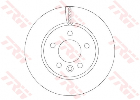 Disc frana fata TRW DF6589S [1]