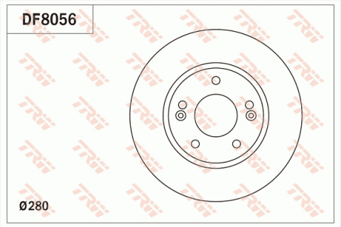 Disc frana fata TRW DF8056 [1]