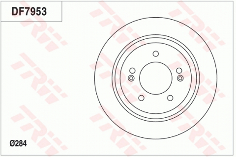 Disc frana spate TRW DF7953 [1]