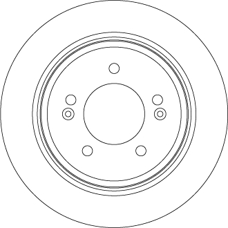 FRANARE - Disc frana spate TRW DF7953