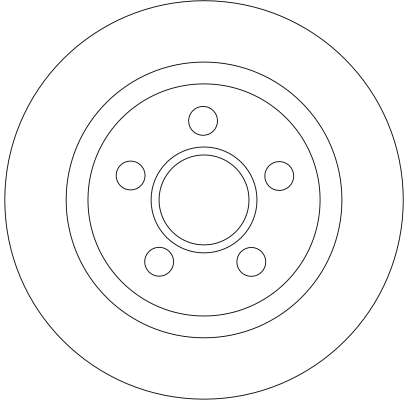 Discuri frana - Disc frana spate TRW DF4407