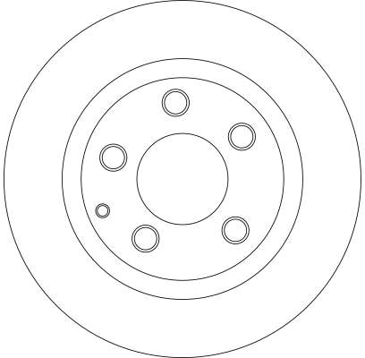 Discuri frana - Disc frana spate TRW DF4442