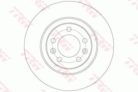 Piese auto - Disc frana spate TRW DF6134