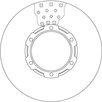 Discuri frana - Disc frana spate TRW DF6190BS
