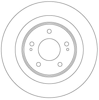 Discuri frana - Disc frana spate TRW DF6598