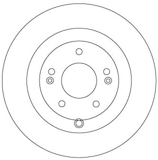 Discuri frana - Disc frana spate TRW DF6690