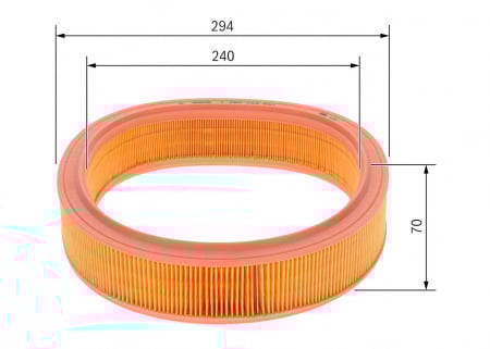Filtru aer BOSCH 1457433521 [1]