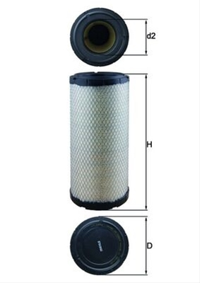 Filtre aer - Filtru aer MAHLE LX1241