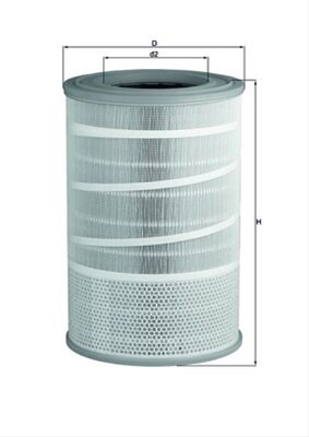 Filtre aer - Filtru aer MAHLE LX2068