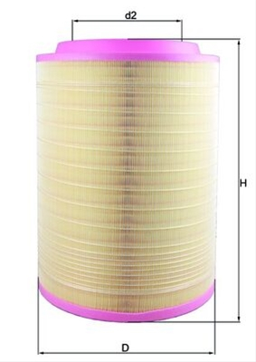 Filtre aer - Filtru aer MAHLE LX2082