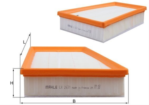 Filtre aer - Filtru aer MAHLE LX2631
