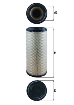 Filtre aer - Filtru aer MAHLE LX2959