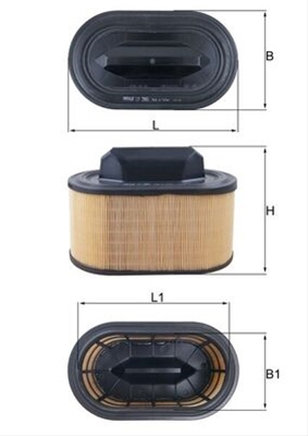 Filtre aer - Filtru aer MAHLE LX2966