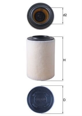 Filtre aer - Filtru aer MAHLE LX3286