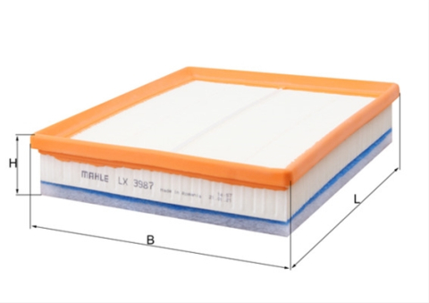 Filtre aer - Filtru aer MAHLE LX3987