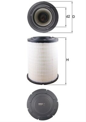 Filtre aer - Filtru aer MAHLE LX4139