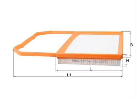 Filtru aer MAHLE LX4632 [1]