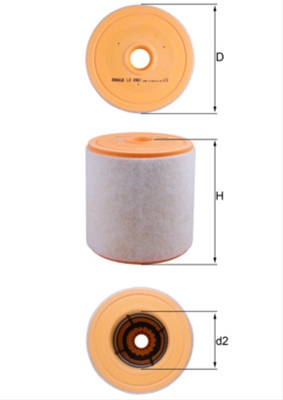 Filtru aer MAHLE LX4961 [1]