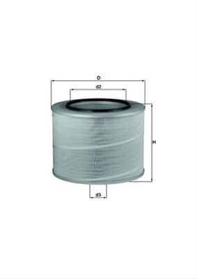 Filtre aer - Filtru aer MAHLE LX506